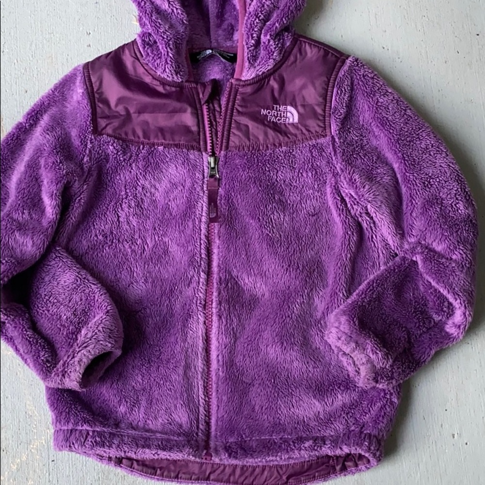 The North Face girls toddler purple jacket